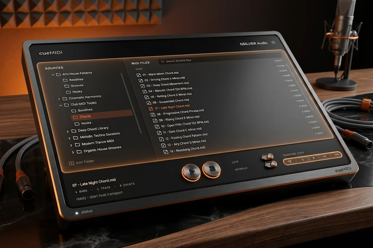 CueMIDI plugin interface