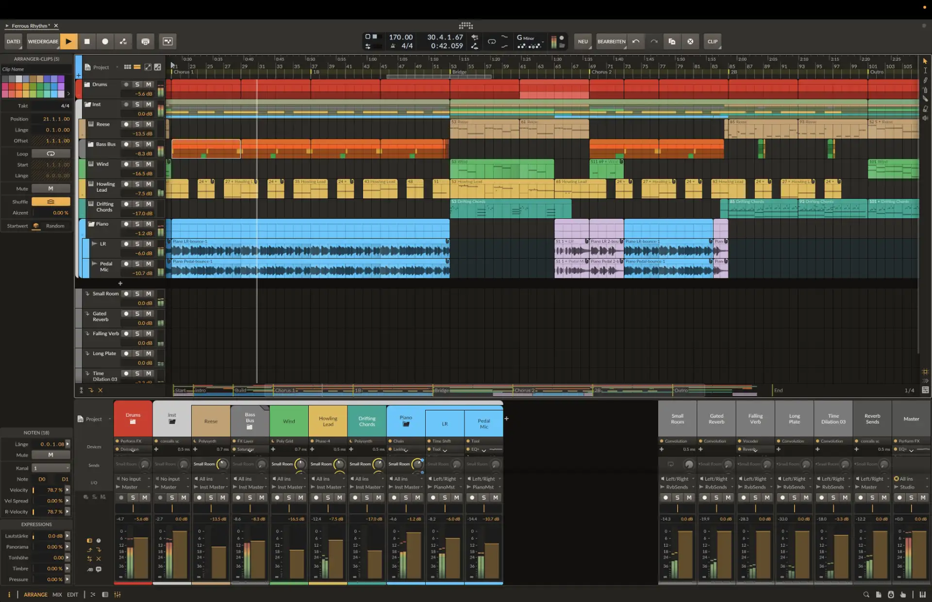 NOIR for Bitwig, a dark theme in Bitwig Studio 6